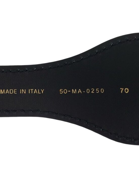 Dior Black Navy Gold Leather 50 MA Belt main image 6